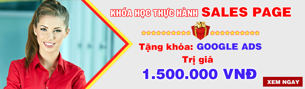 khoa hoc thuc hanh viet bai sale page